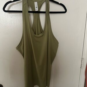 All in Motion Green Backless Tank Top